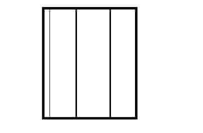 Cosmic/Multi-Master Bookmark Collectors Sleeves - 3 Pocket Vertical, 70mm x 293mm (50)