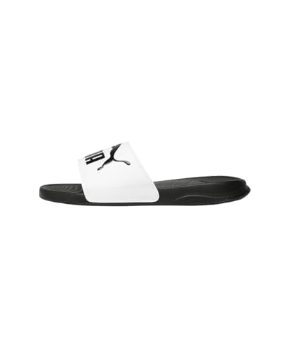 Puma Unisex-Erwachsene Popcat 20 Res Slide Sandal, Schwarz-Weiß, 9 UK – Ansicht 2