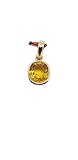 Colgante de oro macizo de 18 quilates, zafiro amarillo / colgante Pukhraj, collar de piedra natal de septiembre, colgante de oro delicado, colgante de piedra preciosa