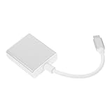 HOLIDYOYO USB C Adapter USB C Kabel Datenübertragung Kompatibel mit Geräten Silber