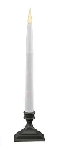 Image of Xodus Innovations FRC1660A-4 12 Inch White Taper Battery Operated Remote Controlled Flameless Candle with Automatic Timer and Realistic Flicker Flamek Pack of 4