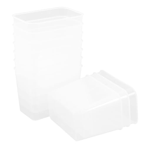 VANZACK 10個 炊飯器対応 透明プラスチック製 計量カップ 目盛り付き 米計量カップ 耐久性 多機能キッチンツール ドライ 液体兼用