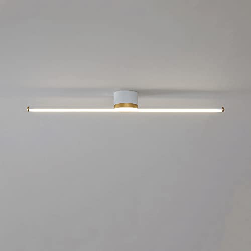 Chandelier linéaire led salon et chambre avec lumière naturelle 4000k