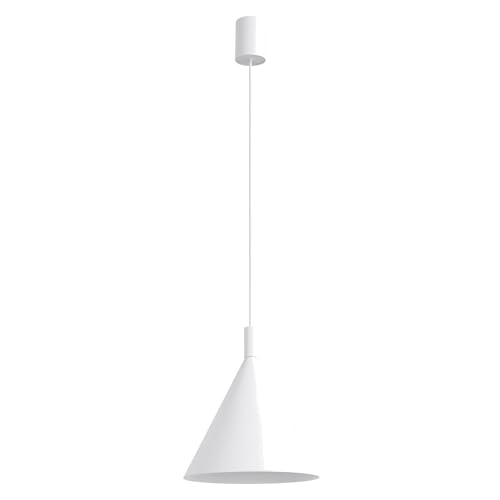 Image of SOLLUX lighting Nox Pendant Light LED Pendant Lamp 25 cm White