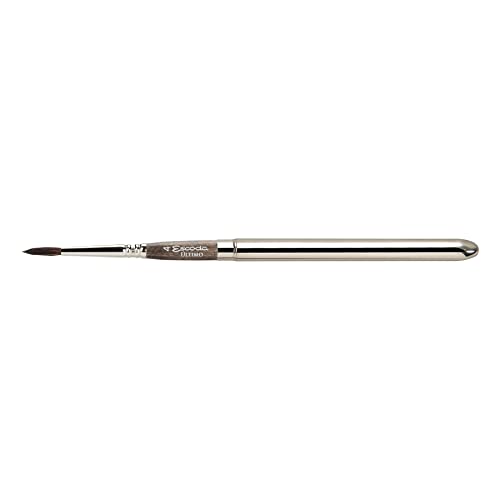 Image of Escoda Ultimo Series 1526 Artist Watercolor and Acrylic Paint Brush, Synthetic Squirrel, Travel Round, Size 4