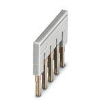 FBS 5-6 GY, Plug-in Bridge, Pitch: 6.2 mm, Width: 29.3 mm, Number of Positions: 5, Color: Gray (10 Items)