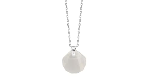 Pendentif Argent 925 Coquille de Saint-Jacques et Cristal d'une Éclatante Finesse