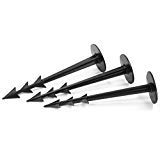 A partir de 10 unidades – Anclajes para suelo o piquetas para sujetar fieltro de jardín, lona para cubrir cajas de arena, fieltro anti malas hierbas, red contra topos y redes multiusos.