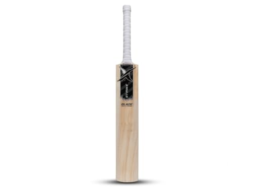 Image of Blade Kashmir Willow Cricket Bat for Leather Ball (Black)