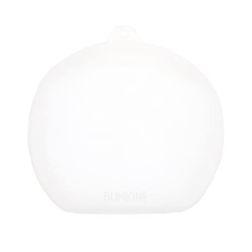 Bumkins Toddler and Baby Suction Plate, Divided Grip Dish Cover for Babies and Kids, Baby Led Weaning, Feeding Supplies, Store and Label Leftovers, Food Prep Portions, Fits Bumkins Dish and Plate