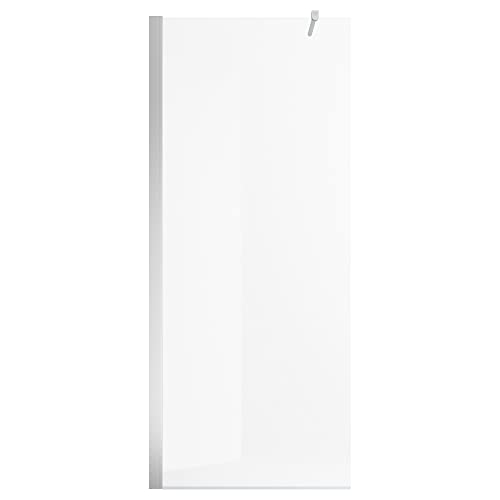 Paroi de douche en verre 84 x 199 cm OPPEJEN écran de douche transparent - 2
