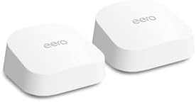 Amazon eero 7 dual-band mesh Wi-Fi 7 router (newest model) - Supports internet plans up to 2.5 Gbps, Coverage up to 4,000 sq. ft., 2-pack