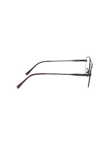 Image of Titan Black Square Rimmed Eyeglasses For Men