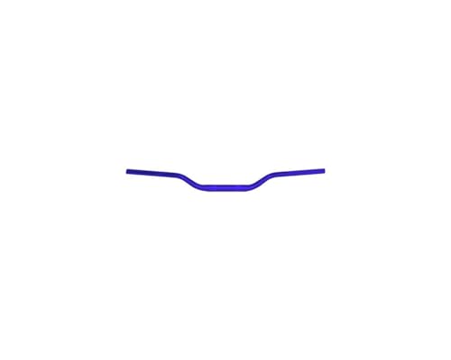 Guidon CROSS bleu anodisé Fatbar Ø28.6mm pour moto tout-terrain