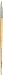 da Vinci Oil & Acrylic Series 7782 Top Acryl Paint Brush, Round White Synthetic with Long Natural Polished Handle, Size 20