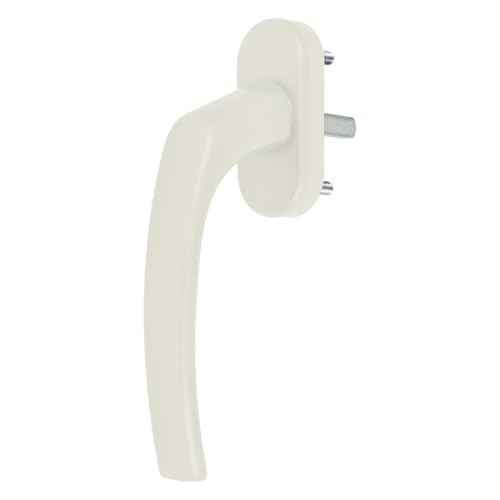16 x Alu Fenstergriff in Creme RAL 9001 - Stiftlänge 30mm