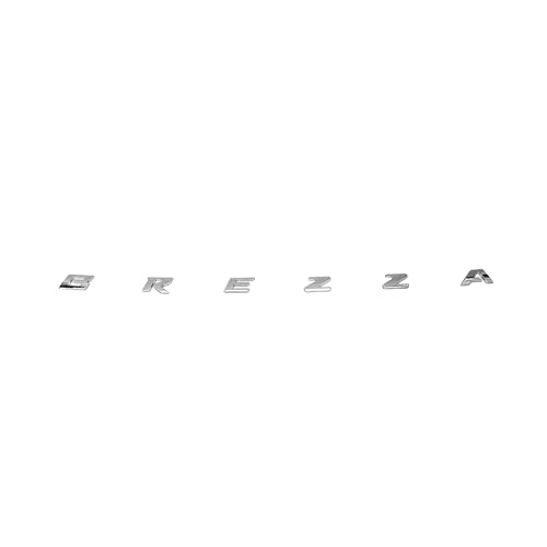 Image of Brezza Self Adhesive | Metal Sticker Logo Badge 3D Emblem Car Sticker