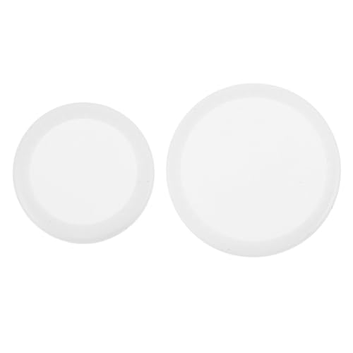 Cabilock 2 Piezas Diafragma De Estetoscopio Etiqueta Almohadillas Accesorios Parte Diafragma De Repuesto Diafragma Pediátrico Para Reemplazo Doc Adulto Blanco De Polivinilo