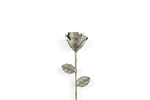 Rosa de hierro forjada a mano gris Forging Art Bcn 4