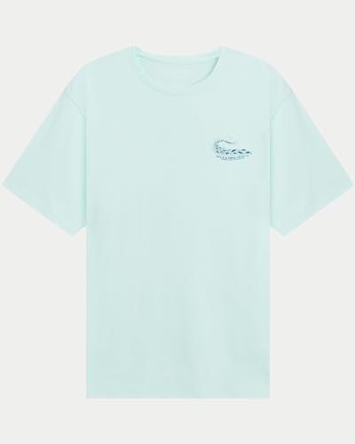 CARIBBEAN JOE Men's Shirt, Pajamas Sleep Top with Life is a Wave Design, Lightweight and Breathable Pjs2