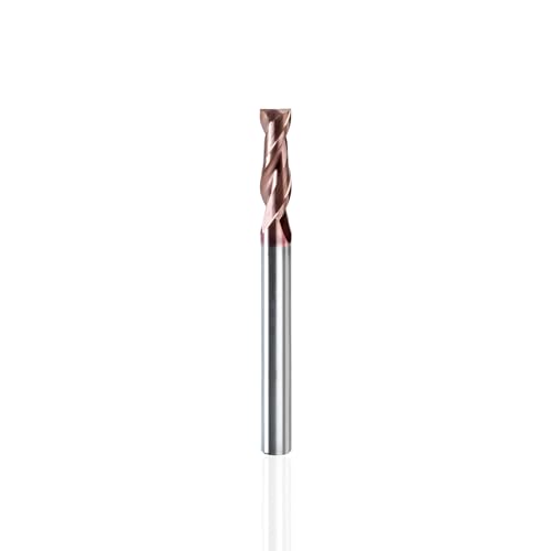 Image of NZ HRC55 2-Flute 3 /16 inch TiSiN-Coated Square End Mill - High-Performance for Steel, Ti Alloy Machining