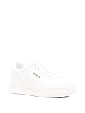 GUESS Flfwll - Zapatillas de piel sintética para mujer, color blanco 36