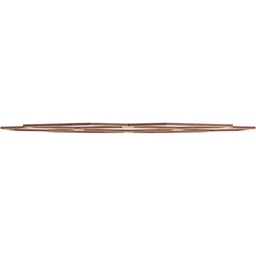Image of Ekena Millwork 28 inchOD x 12 inchID x 1 /4 inchT Florin Wood Fretwork Pierced Ceiling Medallion, Red Oak
