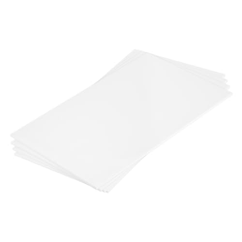 MECCANIXITY ABS Plastic Sheet 10 Inch x 6 Inch x 0.08 Inch ABS Styrene Sheets for Building Model DIY Crafts Panel White 4 Pcs