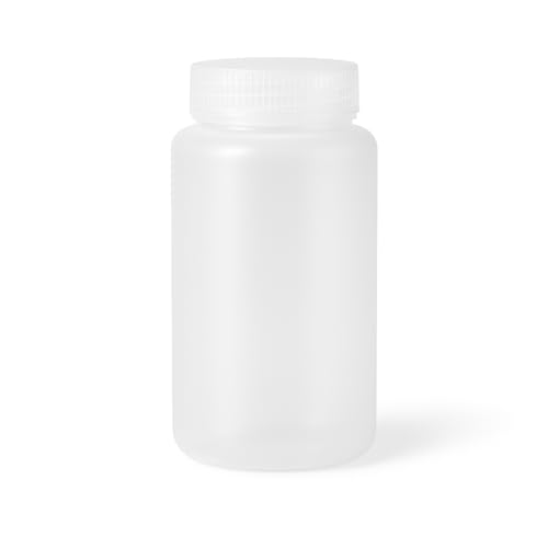 3 botellas de plástico -500 ml- boca ancha y tapa de rosca, bote para almacenaje de alimentos sin BPA, Tupper hermético para líquidos, apto para microondas. Airtight food containers with lids.