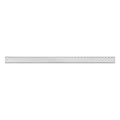 Alumicolor Steel 36IN Non-Slip Straight Edge, Silver