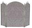 3 Fold Screen - Satin Pewter - 52in. W x 34in. H
