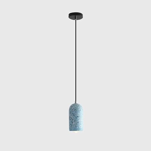 Lampe à suspension en ciment haut de gamme terrazzo rose pour restaurant