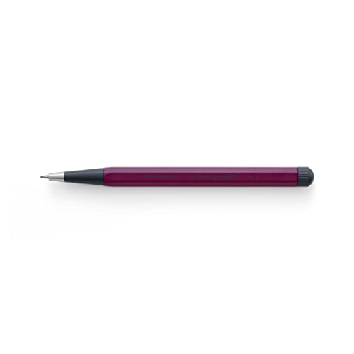LEUCHTTURM1917 0.7mm Mechanical Clutch Pencil | Graphite HB Lead | Drehgriffel No. 2 | Port Red | Twist Mechanism