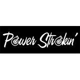Powerstroke Power Stroke Diesel Turbo Vinyl Decal Sticker|White|Cars Trucks Vans SUV Bumpers Laptops Wall Art|7.5" X 2.5"|CGS462