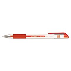 (3 Pack) Bolígrafo Gel Roller Ball UNV39512 Tinta Roja
