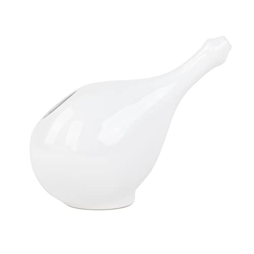 Bodhi | Neti Pot XL – Jarra de cerámica blanca | Jala Nethi Pot | Lavavajillas nasales para lavado nasal