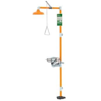 Guardian Equipment G1902BC Combination Safety Shower, Hand Operated, Bowl Cover, SS