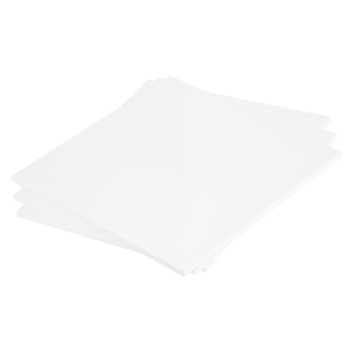 MECCANIXITY ABS Plastic Sheet 8 x 8 x 0.24 Inch ABS Styrene Sheets for Building Model DIY Crafts Panel White 3 Pcs