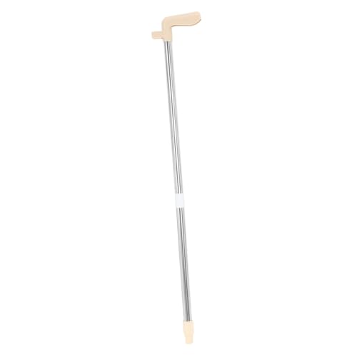 Zerodeko Ergonomic Dustpan Handle Grip for Sweeper Pole Metal Push Dustpan Replacement for Cleaning Random Color
