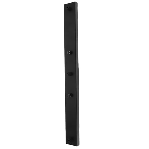 Support luminaire suspendu stable noir et plaque de recouvrement rectangulaire