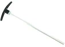4 in. D-Spud Shower Valve with 2 Lever Handle White