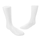 OATIPHO プラスチック製靴下足模型 リアル足型靴下ディスプレイスタンド 靴形状保持 小売店および製品撮影用足マネキン 2個セット