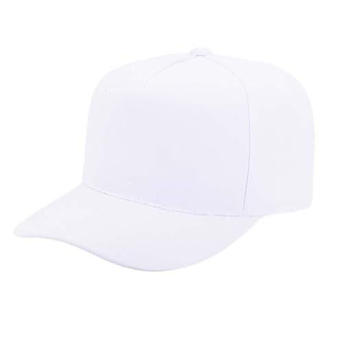 Image of 5-Panel Baseball Cap for Workouts, Hiking, Outdoor Sports, Customizable DIY Design, All-Season Comfort Fit, Adjustable