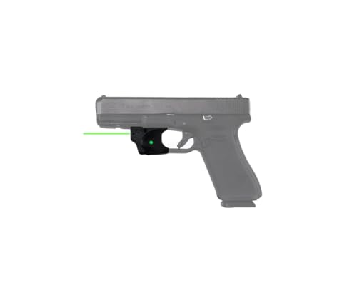 Viridian E Series Green Laser Sight for G 17/19/34/45/47MOS/22/23/24/35, Gun Sight with Ambidextrous On and Off Switch, Black