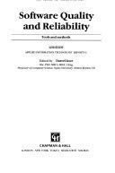 Software Quality and Reliability: Tools and Methods (Unicom Applied Information Technology Reports)