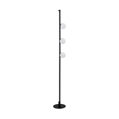Eglo lámpara de pie LED Phianeros de 4 luces en acero y plástico
