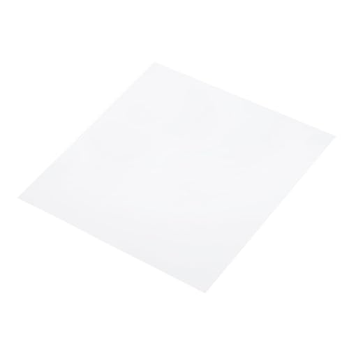 Image of MECCANIXITY White ABS Plastic Sheet 8 x 8 x 0.02 Inch for Building Model, DIY Crafts, Panel, Pack of 1 Pcs