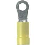 Panduit, PV10-8R-L, Ring Terminal 12 – 10 AWG #8 Stud Size Vinyl Insulated Funnel Entry Standard Package. (250 Item/s)