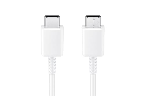 Image of Original 25W Super Fast Charging PD Adapter and Type C to C Cable Compatible with Samsung S24 /S24 Plus /S24 Ultra-White (CXZ43)