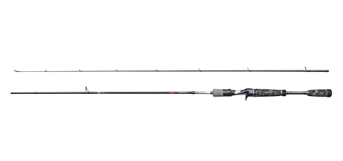 Berkley URBN II Baitcast Finesse Angelrute - Leichtgewicht 30HDC Carbon, Edelstahlführungen, ideal für Urbane Süßwasserangler Raubfischangeln mit Spinnern, Blinkern und Crankbaits, 2.00m